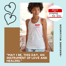 Load image into Gallery viewer, HELLO I AM praying for you Women’s Flowy Tank Top
