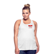 Load image into Gallery viewer, HELLO I AM praying for you Women’s Flowy Tank Top by Bella - white
