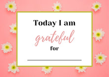 Load image into Gallery viewer, Today I Am Grateful For ... DaisyCups Downloadable Print * Instant Whiteboard! *
