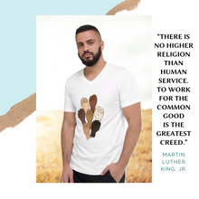 Load image into Gallery viewer, Black Lives Matter Men's V-Neck Tee

