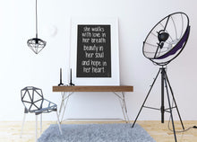 Load image into Gallery viewer, With Hope In Her Heart Mini Poster
