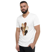 Load image into Gallery viewer, Black Lives Matter Unisex Short Sleeve V-Neck T-Shirt
