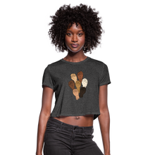 Load image into Gallery viewer, Black Lives Matter Women's Cropped T-Shirt - deep heather
