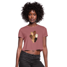 Load image into Gallery viewer, Black Lives Matter Women's Cropped T-Shirt - mauve
