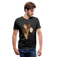 Load image into Gallery viewer, Men's V-Neck T-Shirt 12 - black
