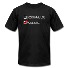 Load image into Gallery viewer, Love and Grace Unisex T-Shirt - black
