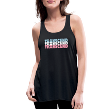 Load image into Gallery viewer, TRANSCEND Women's Flowy Tank Top by Bella - black
